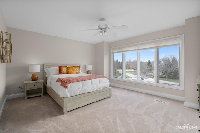 70 New Abbey Dr, Inverness, IL 60010 - bedroom featuring light carpet, visible vents, and baseboards