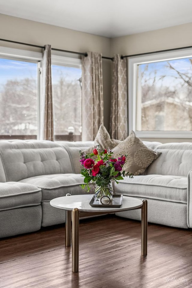 208 Brookdale Ln, Palatine, IL 60067 - living area with wood finished floors