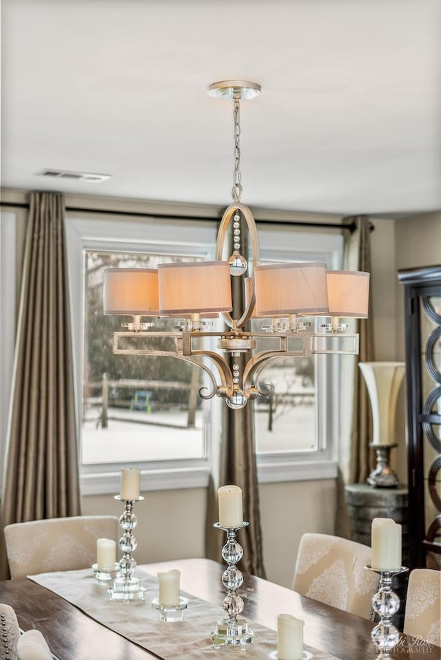 view of dining area
