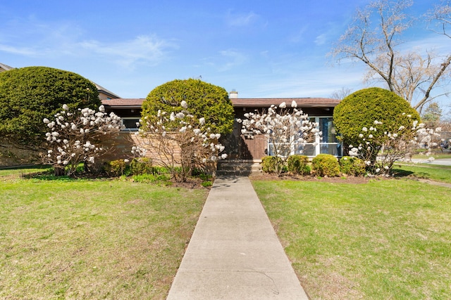6802 Lyons St, Morton Grove, IL 60053 - view of front facade with a front yard