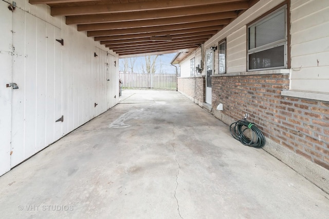 226 Shabbona Dr, Park Forest, IL 60466 - view of patio with a carport