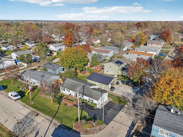 birds eye view of property featuring a residential view