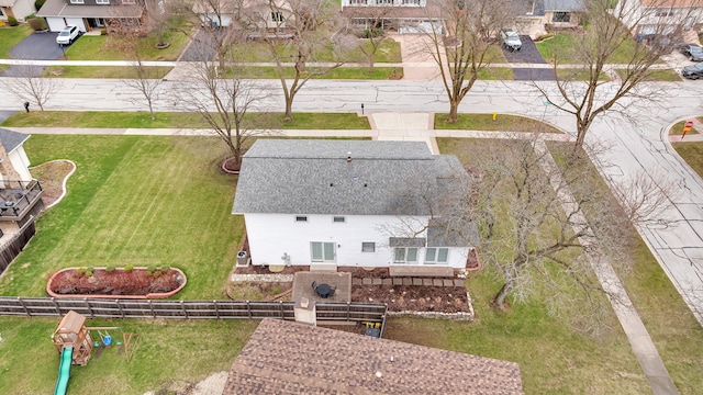 6650 Powell St, Downers Grove, IL 60516 - birds eye view of property
