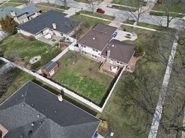 609 Chippewa Ln, Darien, IL 60561 - bird's eye view with a residential view