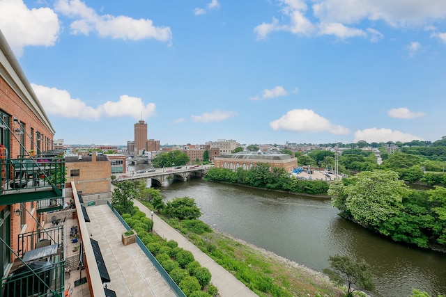 140 S River St Unit 409, Aurora, IL 60506 - water view featuring a city view