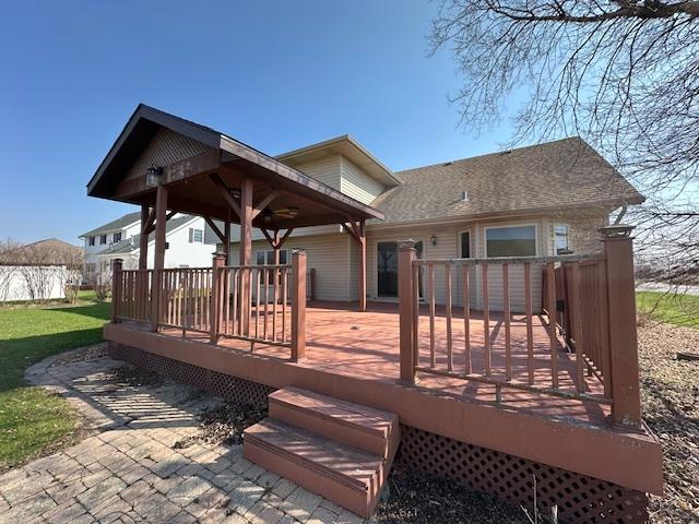 110 E Spring Rd, Coal City, IL 60416 - view of deck