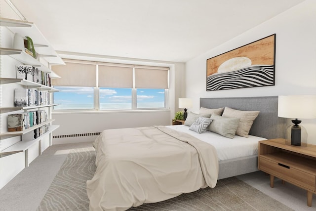 bedroom featuring carpet flooring