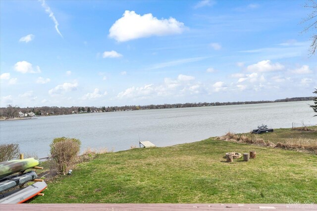 property view of water