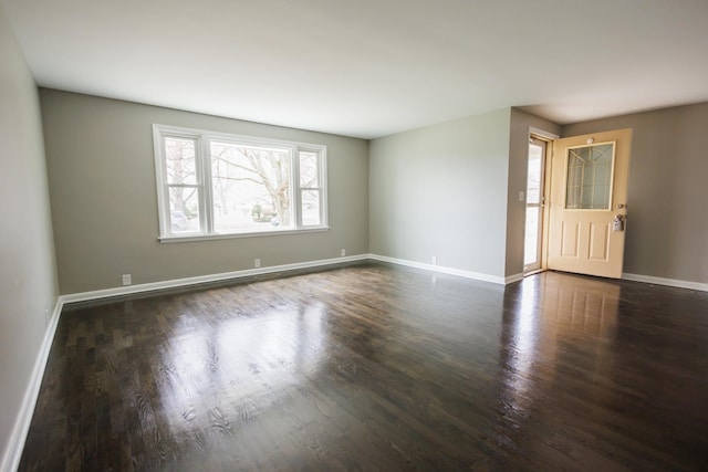 13 Park Pl, Kankakee, IL 60901 - empty room with baseboards and wood finished floors