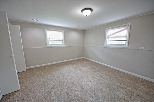 6140 El Morro Ln, Oak Forest, IL 60452 - spare room featuring carpet flooring and baseboards