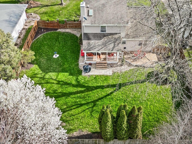 drone / aerial view