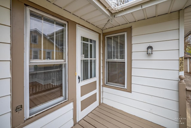 view of deck