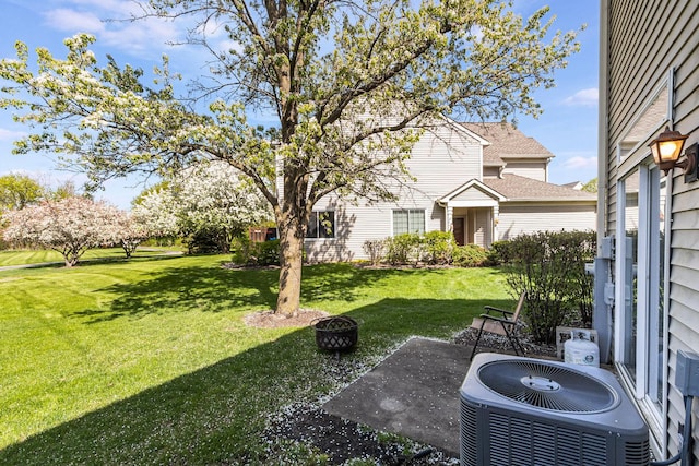 88 Keeneland Ct, Grayslake, IL 60030 - view of green lawn with cooling unit