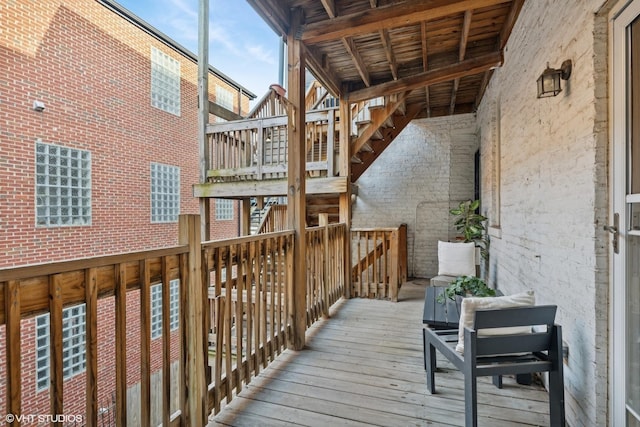 1019 N Washtenaw Ave Unit 2, Chicago, IL 60622 - wooden deck featuring stairway