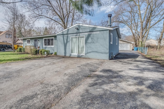 16112 Turner Ave, Markham, IL 60428 - exterior space featuring a detached garage and an outdoor structure