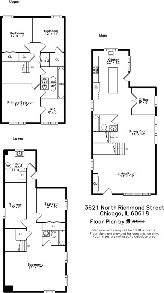 3621 N Richmond St, Chicago, IL 60618 - view of layout