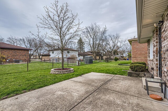 view of patio with fence