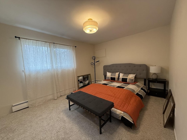 124 N Whistler Ave Unit B8, Freeport, IL 61032 - bedroom with carpet and a baseboard heating unit