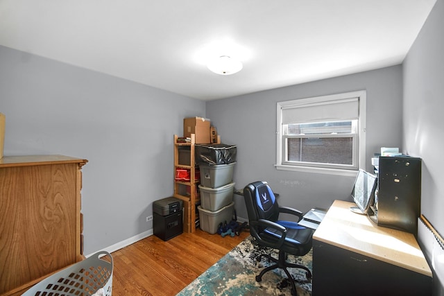 16050 Ellis Ave, South Holland, IL 60473 - home office featuring wood finished floors and baseboards