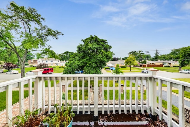 2609 Eisenhower Dr, Des Plaines, IL 60018 - deck featuring a residential view