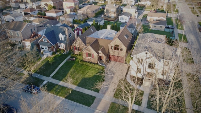 8209 N Oleander Ave, Niles, IL 60714 - bird's eye view with a residential view