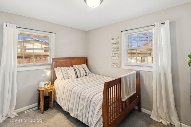 137 S Hickory St, Palatine, IL 60067 - carpeted bedroom with visible vents, baseboards, and multiple windows
