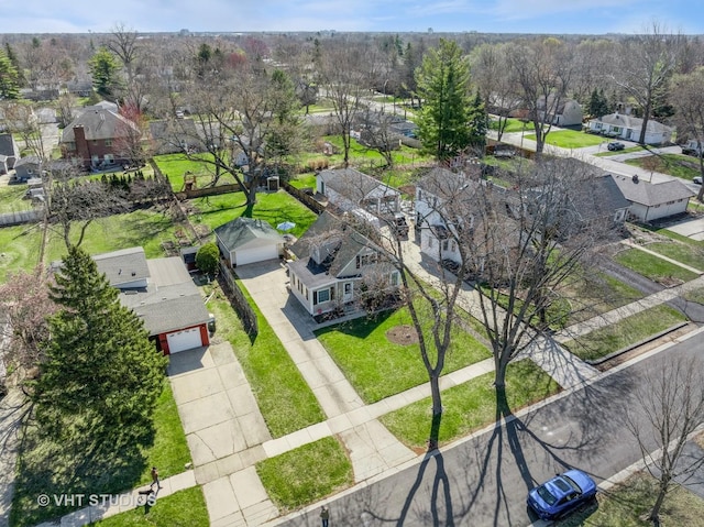 137 S Hickory St, Palatine, IL 60067 - drone / aerial view with a residential view
