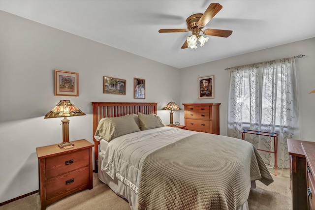 245 Banbury Rd, Mundelein, IL 60060 - bedroom with light carpet and ceiling fan