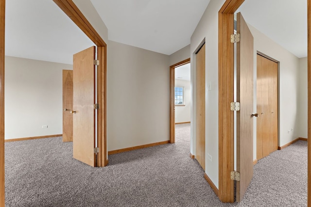 18020 Charlotte Dr, Lansing, IL 60438 - hall with carpet flooring and baseboards