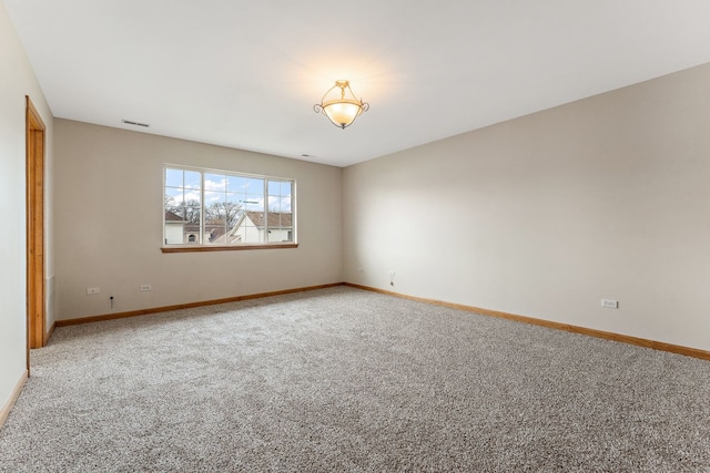 18020 Charlotte Dr, Lansing, IL 60438 - carpeted empty room featuring baseboards and visible vents