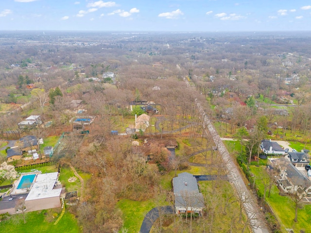 8712 W 121st St, Palos Park, IL 60464 - drone / aerial view of a pool area