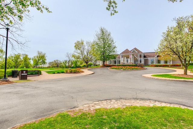 4726 Westbury Dr, Long Grove, IL 60047 - view of asphalt road with street lighting