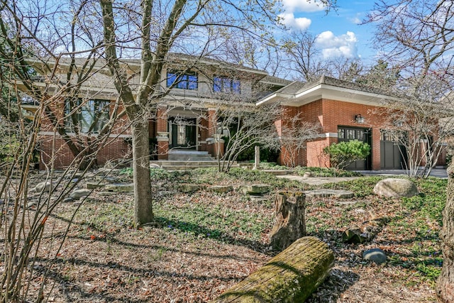 8673 Timber Ridge Dr, Burr Ridge, IL 60527 - view of front of property with brick siding