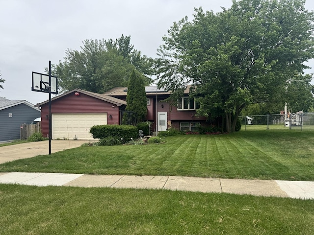 view of front of house featuring a garage and concrete driveway