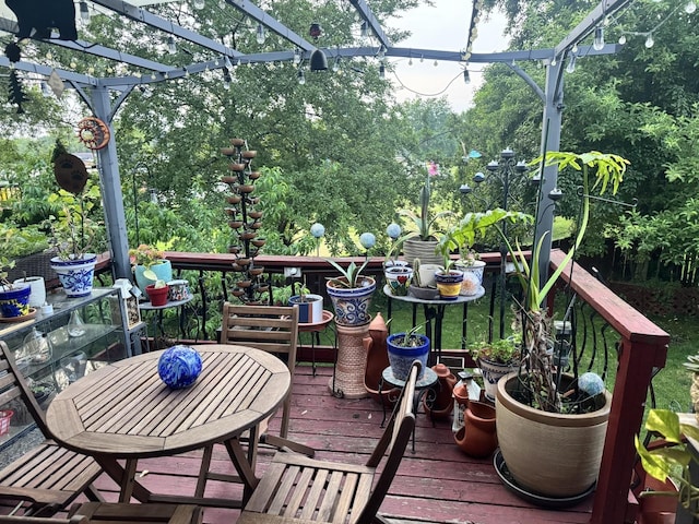 view of deck