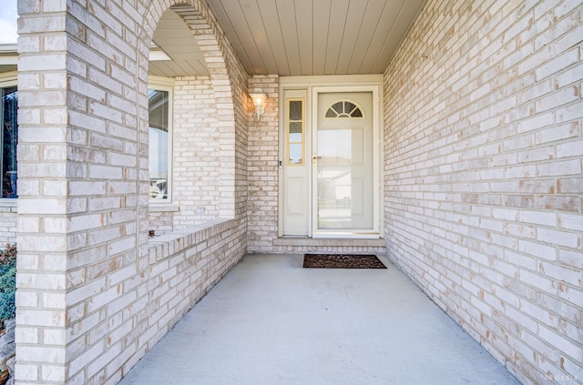 9147 Boardwalk Ter, Orland Hills, IL 60487 - doorway to property with brick siding