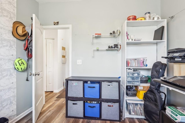 view of storage room