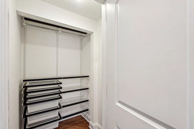 view of closet
