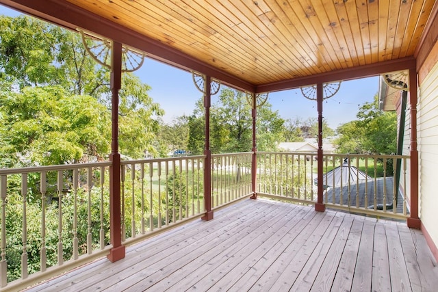 view of deck