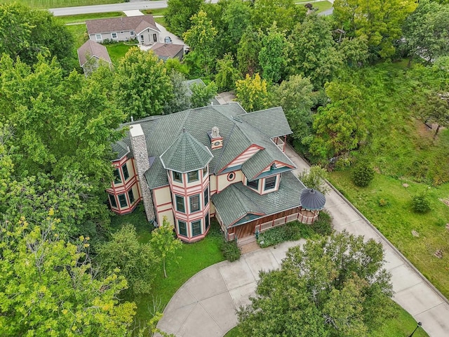 aerial view
