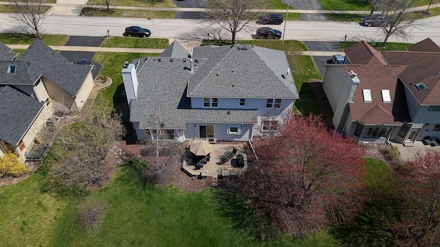 bird's eye view featuring a residential view