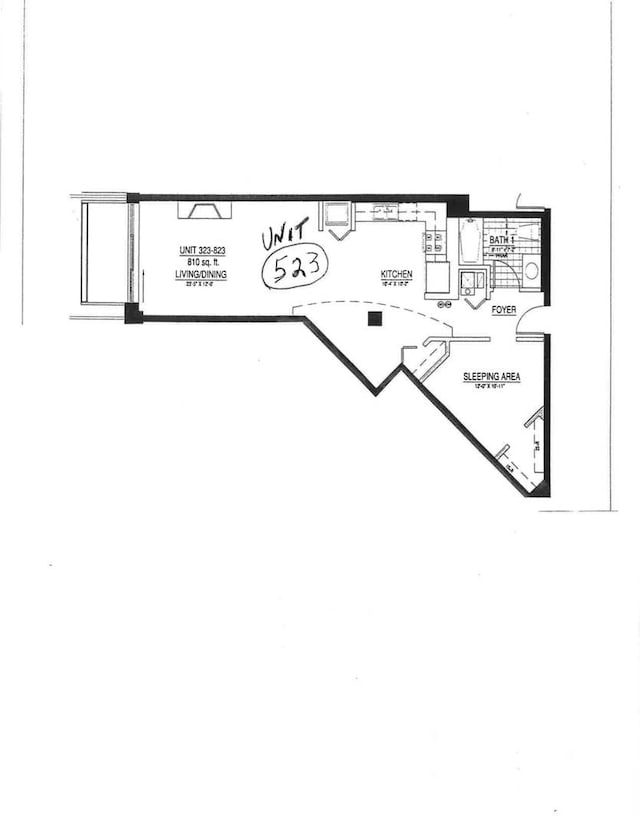 933 W Van Buren St Unit 523, Chicago, IL 60607 - spare room with light wood-style floors and baseboards