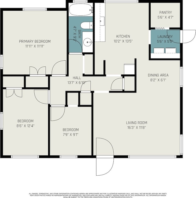 305 166th St, Calumet City, IL 60409 - floor plan
