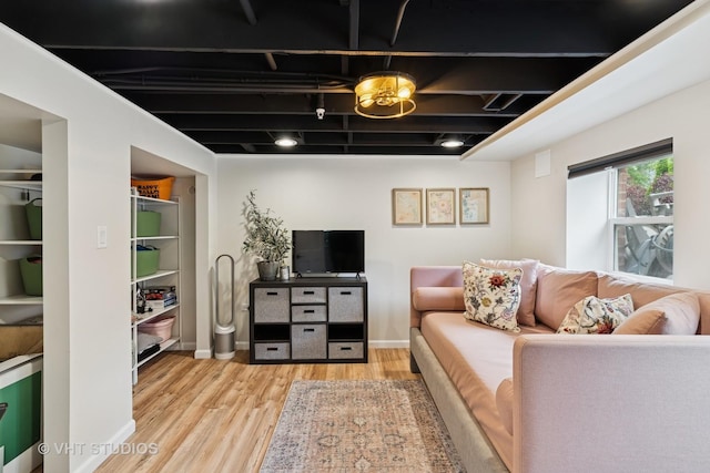 10044 S Leavitt St, Chicago, IL 60643 - living area featuring wood finished floors and baseboards