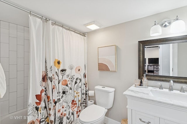 10044 S Leavitt St, Chicago, IL 60643 - full bathroom with vanity, toilet, and shower / bath combo