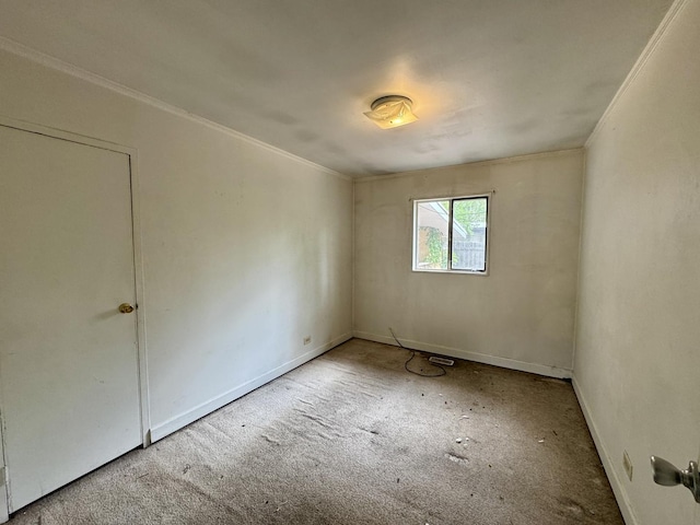 311 Seneca St, Park Forest, IL 60466 - carpeted empty room with crown molding and baseboards