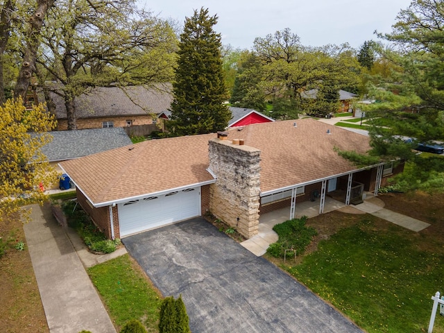 drone / aerial view