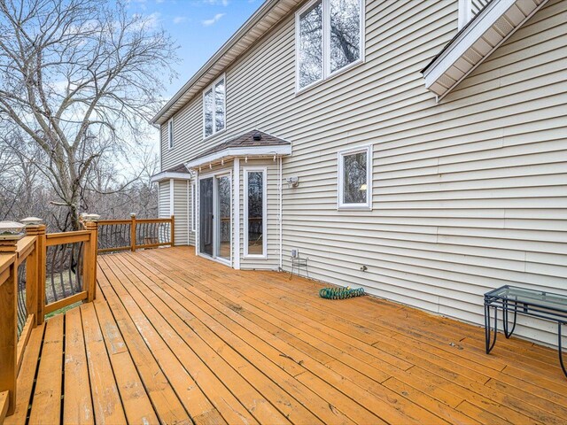 2072 Charnwood Ct, Machesney Park, IL 61115 - view of wooden deck