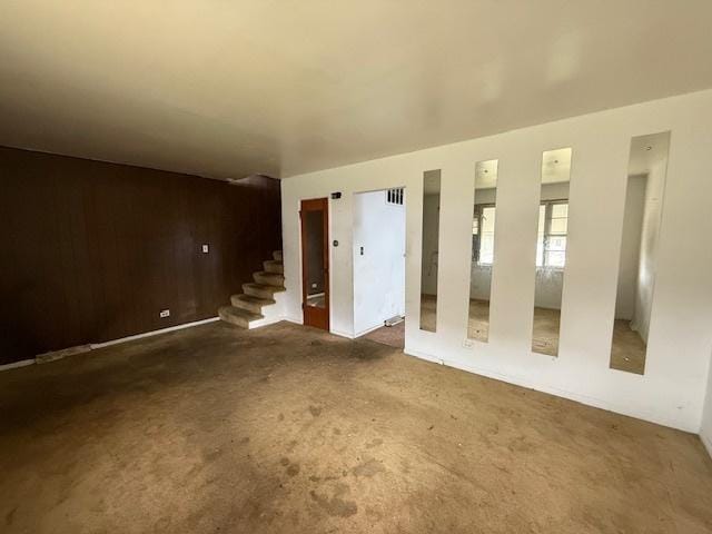 11531 S Throop St, Chicago, IL 60643 - carpeted empty room featuring stairway