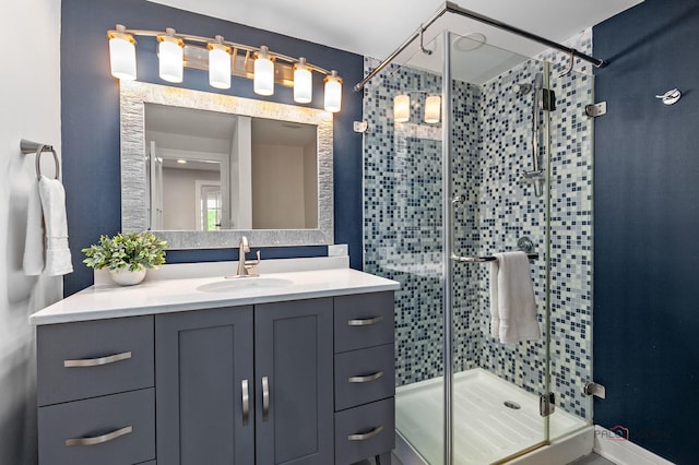 6517 Saddle Ridge Ct, Long Grove, IL 60047 - full bathroom with a shower stall and vanity